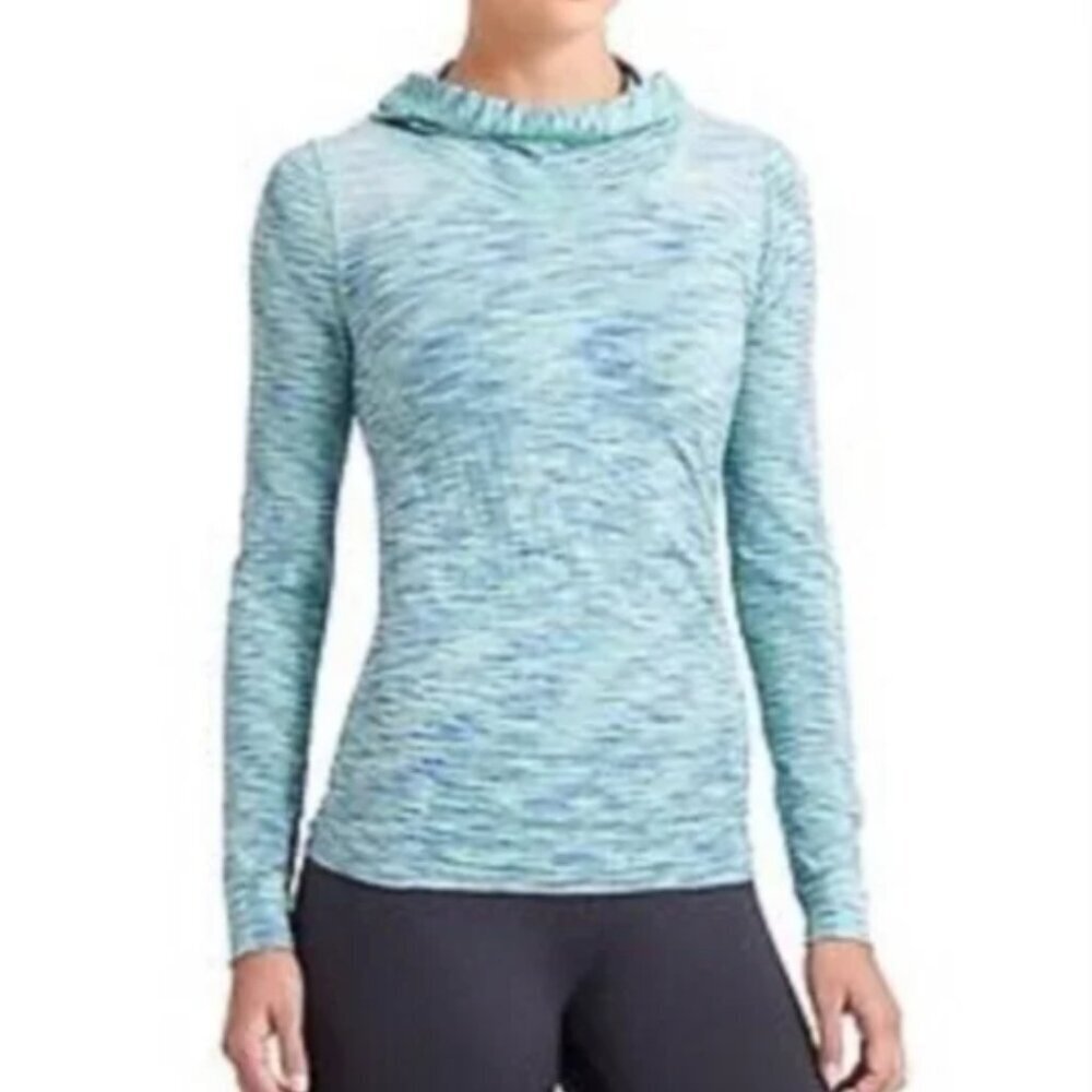 Athleta Radiance Hoodie in blue green Medium